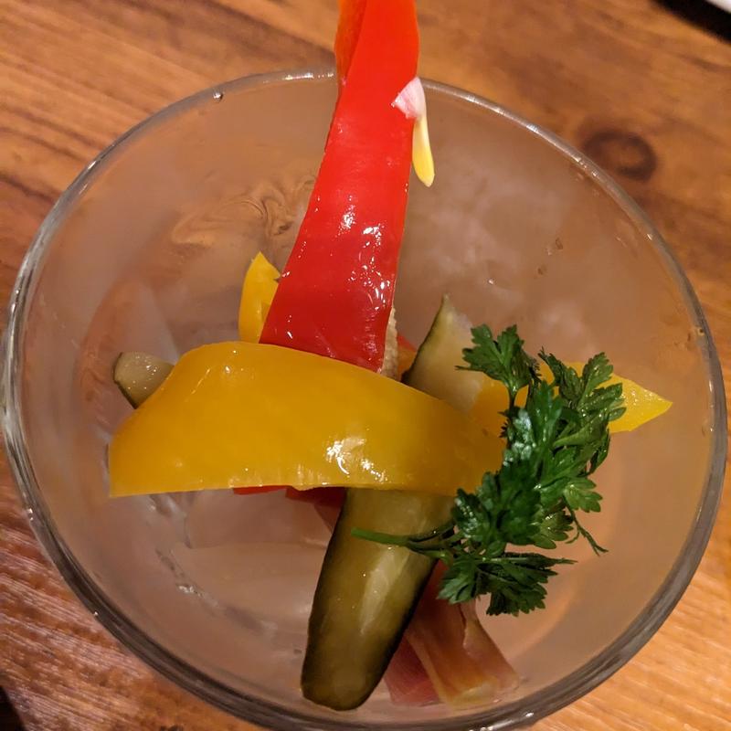 採れたて野菜の自家製ピクルス(イタリアンバル Aoneco)