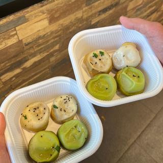 焼き小籠包(海鮮と豚肉2種盛りセット)(鵬天閣 （ホウテンカク）)