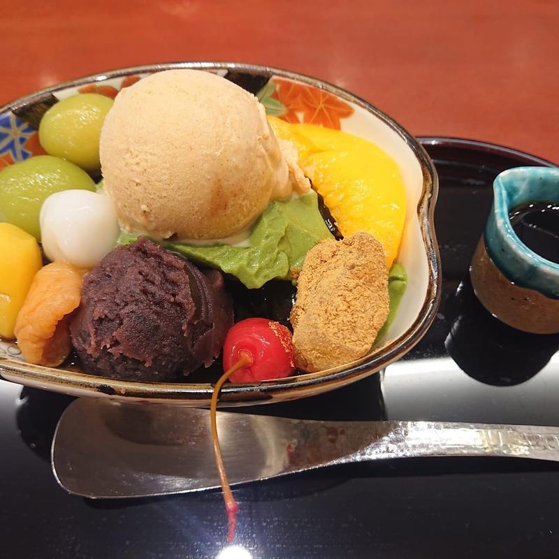 彩りあんみつ(麻布茶房 吉祥寺店)