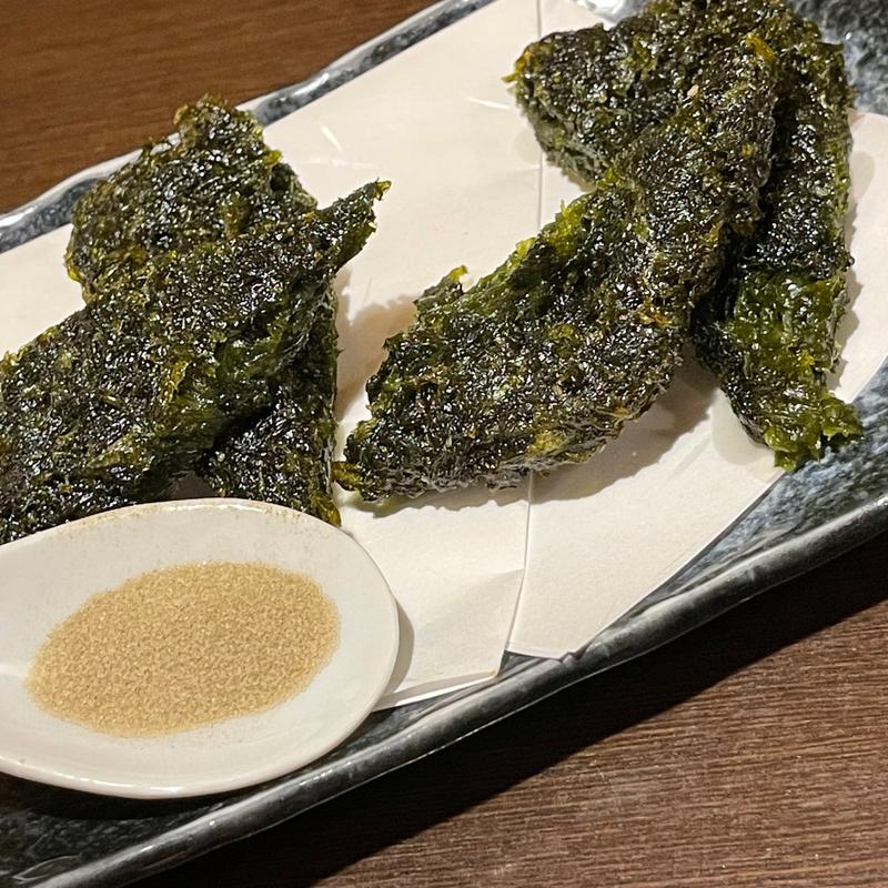 青さのり天ぷら(潮亭とさいち)