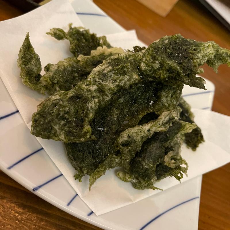 青さのりの天ぷら(帰家 (きち))