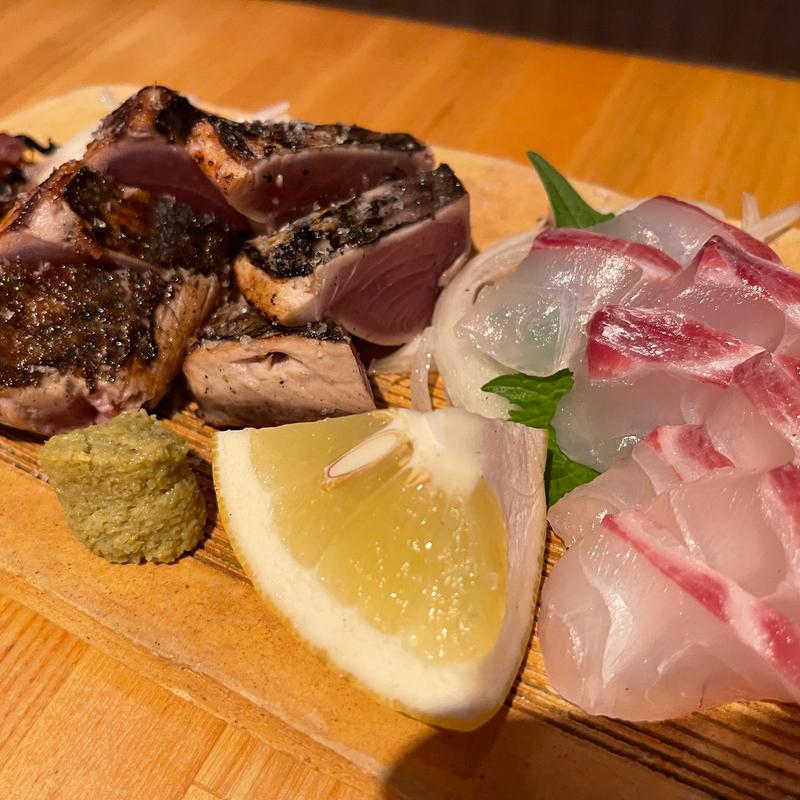 鰹のたたき(浅葱  )