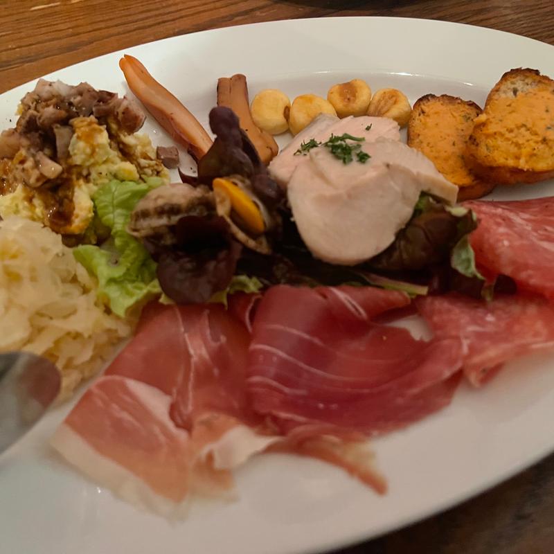 前菜の盛り合わせ(フライシュ ケーニッヒ （das fleisch KoniG）)