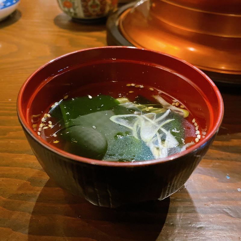 わかめスープ(牛ざんまい御器所店)