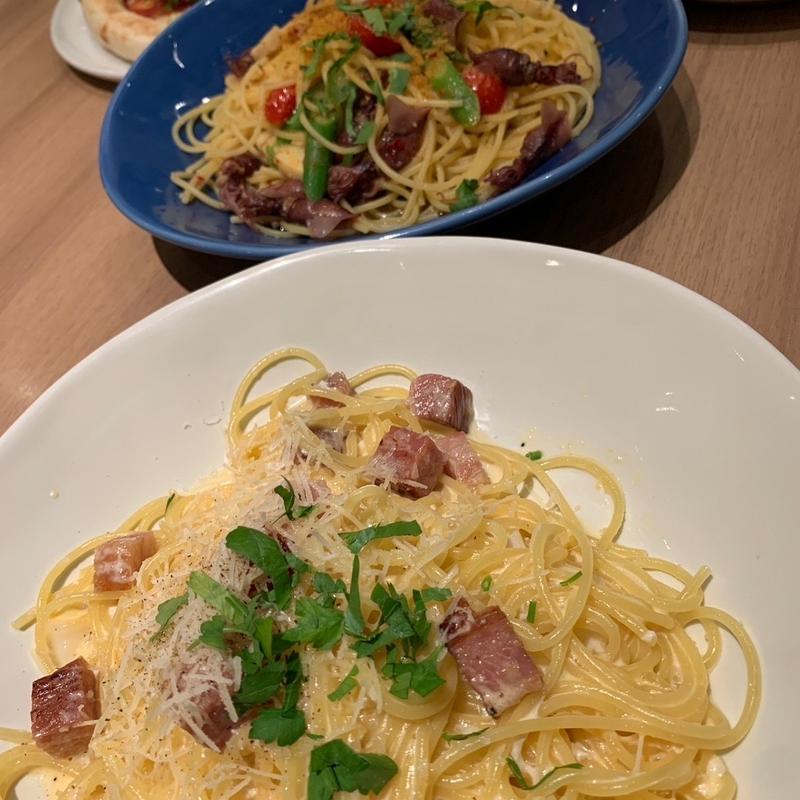 濃厚カルボナーラ(ラパウザ アトレ川崎店)