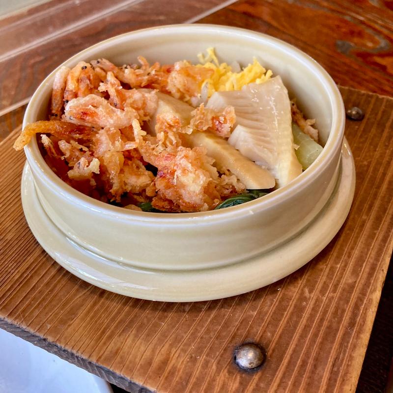 季節の釜飯(桜えび)(今日亭 巽店)