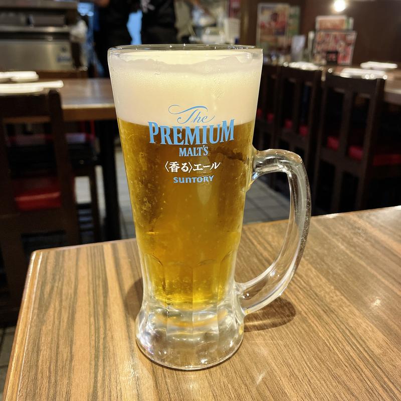 ザ・プレミアム・モルツ〈香る〉エール(ホルモン焼幸永)