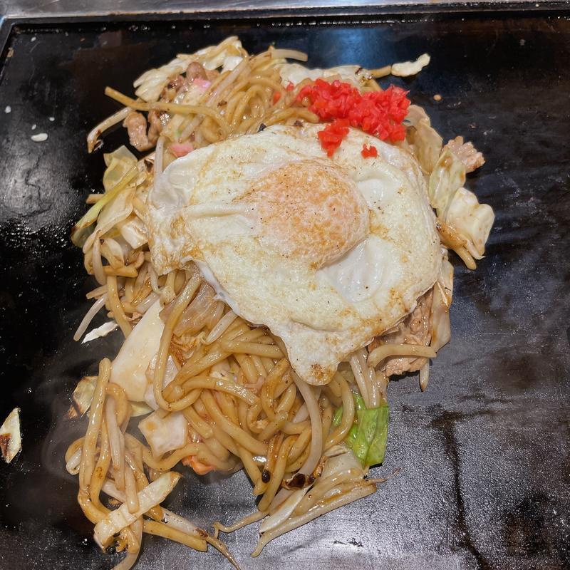 ミックス焼きそば(お好み焼 つる家)