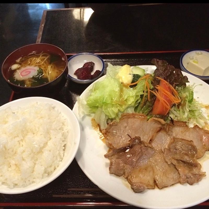 しょうが焼きセット(あやめ本店)