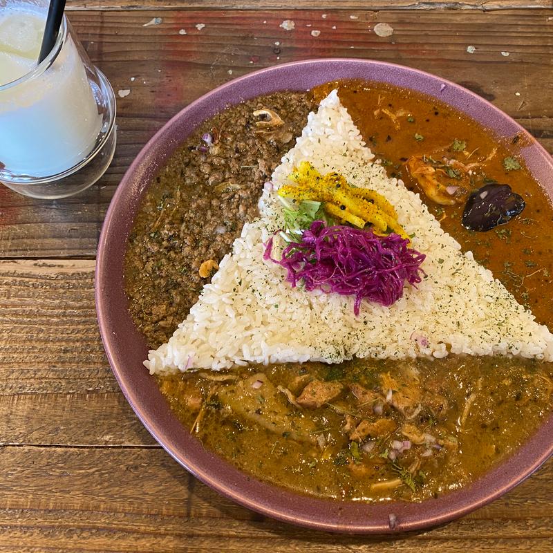 3種カリー(倉庫カリー 1st )