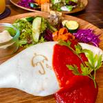 白いオムライス(パウンドケーキのお店 CafeRain 札幌円山本店)