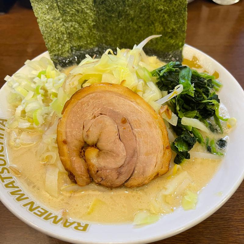 塩豚骨ラーメン（大）(松壱家 戸塚店 （まついちや）)