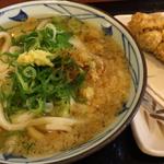 かけうどん【大盛】かしわ天麩羅(丸亀製麺 足利店 )