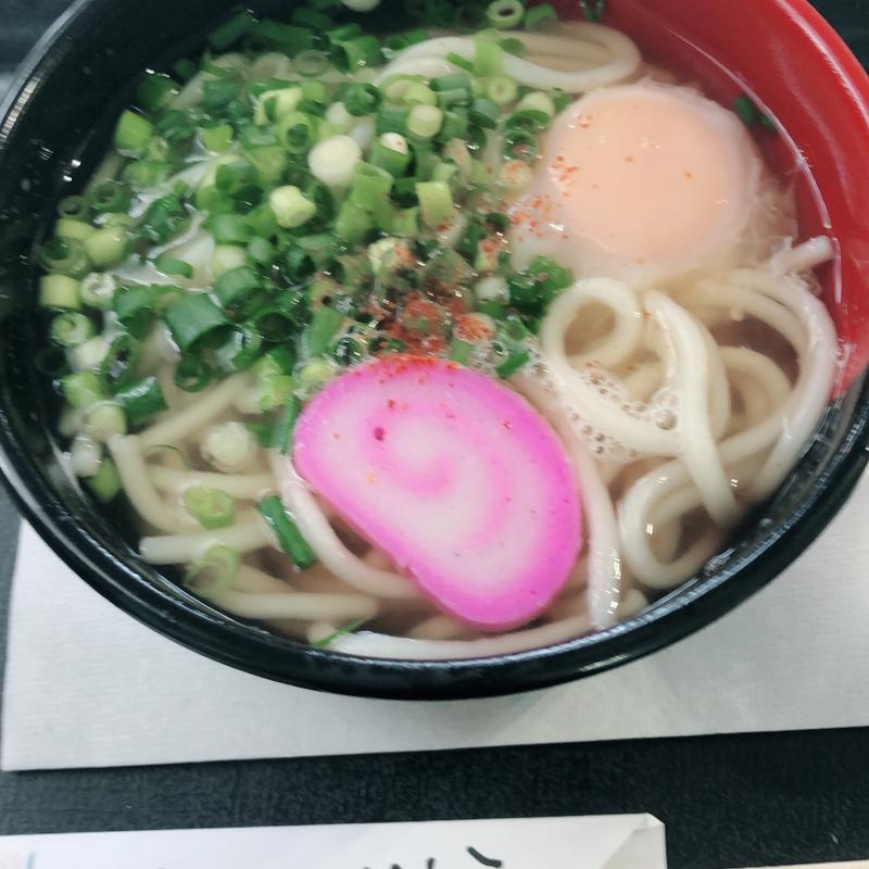 月見うどん(角打 鍋島)