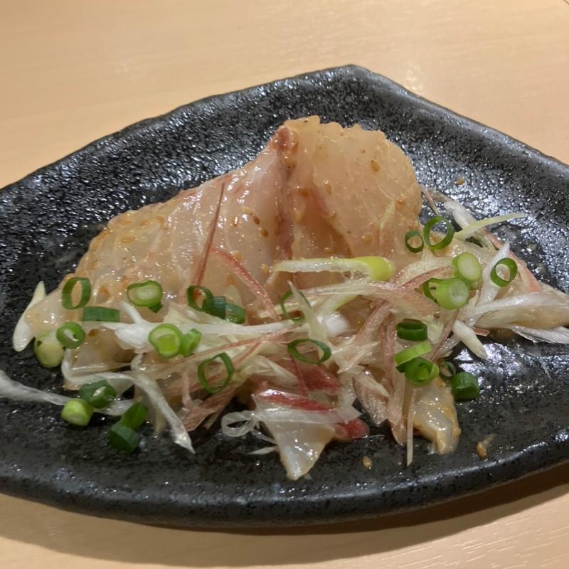 真鯛のゴマ和え　(ヱビスバー 札幌アピア店 (YEBISU BAR Sapporo Apia))