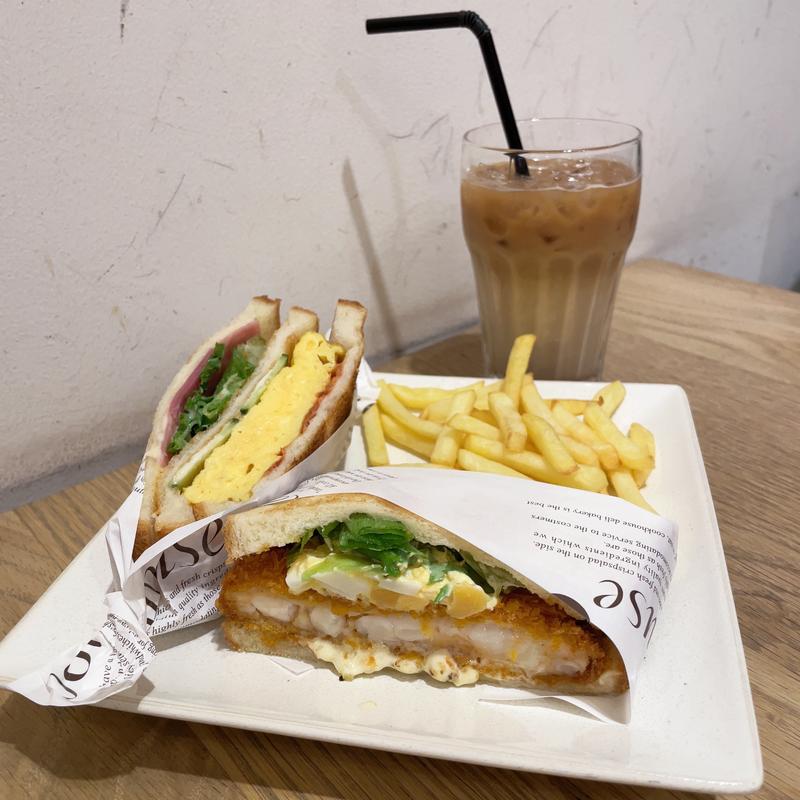 エビカツミックスサンド(クックハウス あべのキューズモール店)