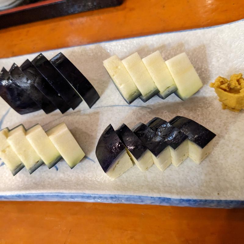 水ナスの浅漬け(すし おでん 芦舟)