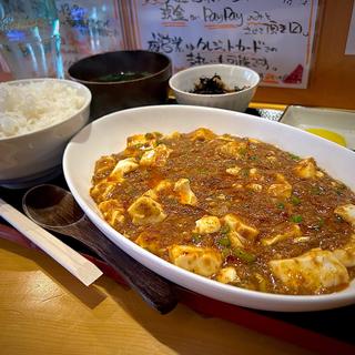 麻婆豆腐定食(心の台所 たかしげ)