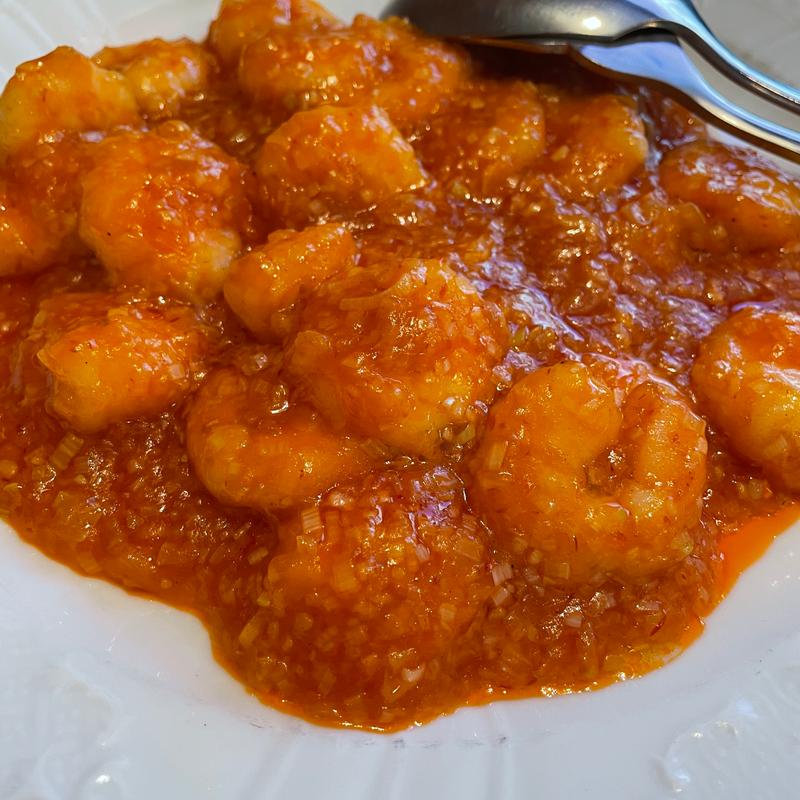 小エビ辛子ソース煮(登龍 麻布店)