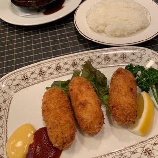 カニクリームコロッケセット(洋食キムラ 野毛店 （ヨウショクキムラ）)