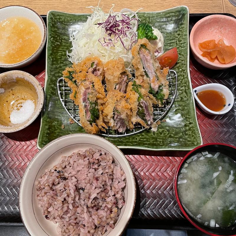 鰹の梅はさみ揚げ(大戸屋 広島本通店 （おおとや）)