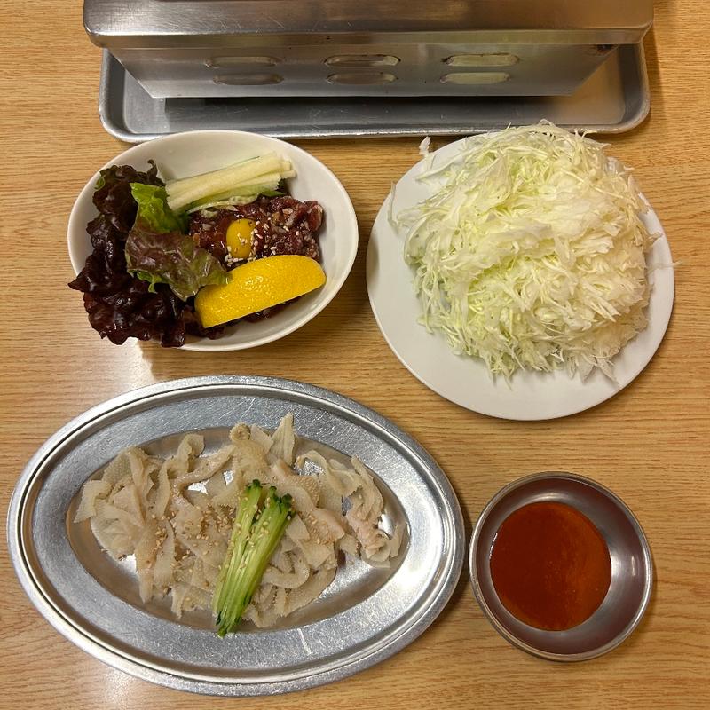 桜ユッケ（馬肉）(美星屋)