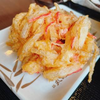 紅生姜のかき揚げ(丸亀製麺 神田小川町 )
