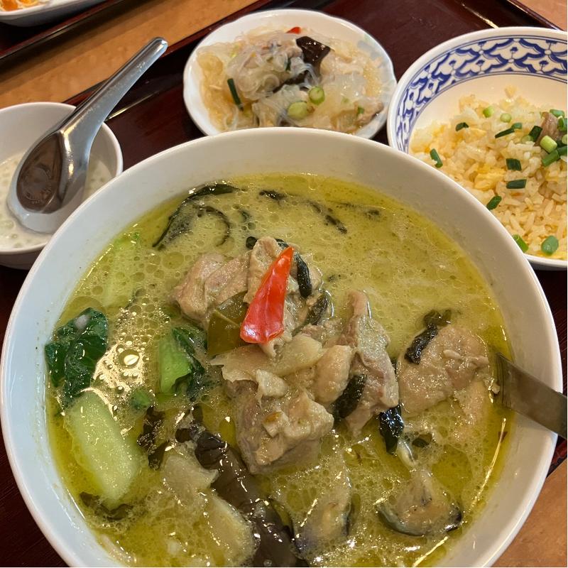 センレック ゲーン キョウワン ガイ（Aセット）(チャオタイ 横浜ベイクォーター店 CHAOTHAI YOKOHAMA BAY QUARTER)