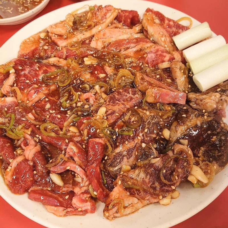 赤肉盛り(焼肉冷麺　てっちゃん)