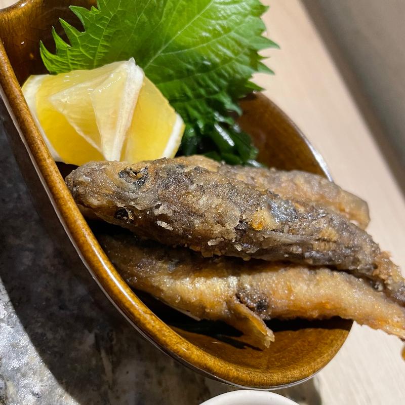 メヒカリの唐揚げ(呑喰屋 おもて)