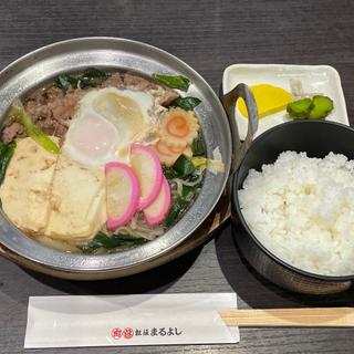 牛鍋定食(松阪まるよし 鎌田本店)