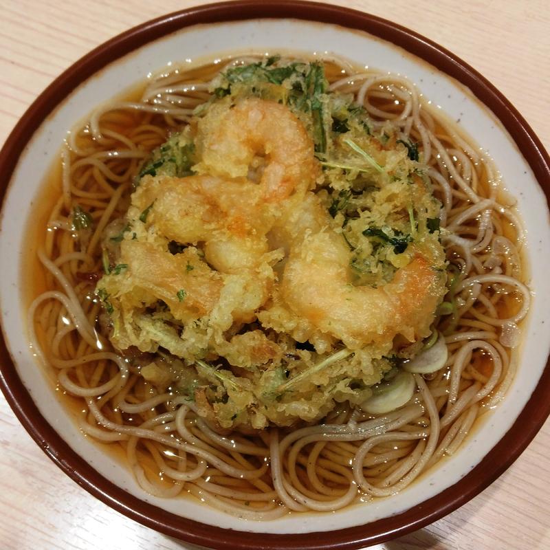 えびかき揚げそば(そばの神田東一屋 駅前南町通り店 （そばのかんだとういちや）)