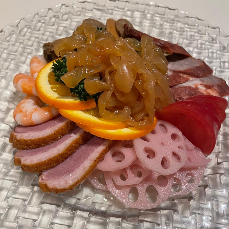 【麗峰コース】旬の味わい いろいろ冷菜の盛り合わせ (南国酒家 原宿本店)