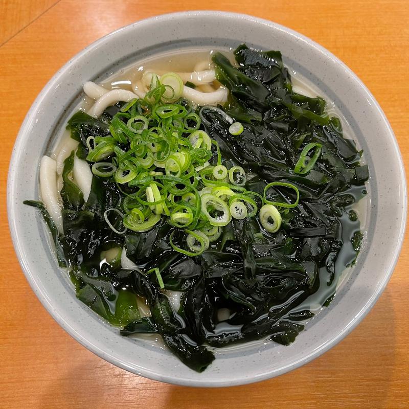 わかめうどん(かのや 新橋店)