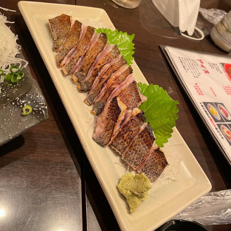 炙りしめざば(あずま食堂)