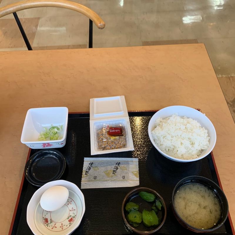 納豆定食(波止場食堂 濱店)