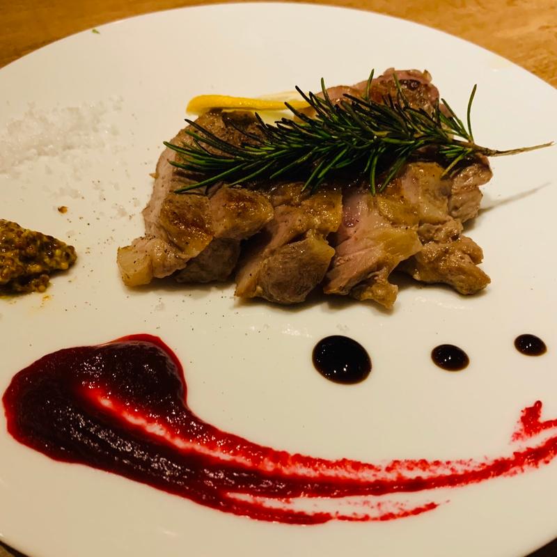 ホエー豚肩ロースのグリル(UMIバル 新宿店)