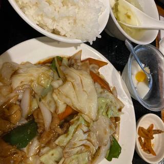 豚肉とキャベツ黒胡椒炒め定食(135酒場 御徒町店 （イサゴサカバ）)