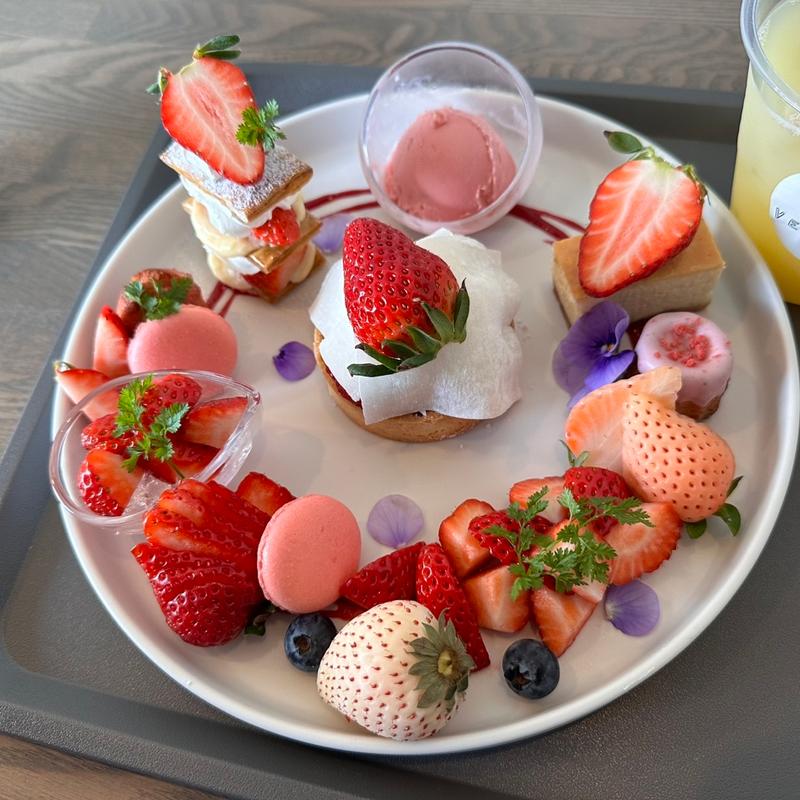 いちごと楽しむventotto プレート(VENTOTTO)