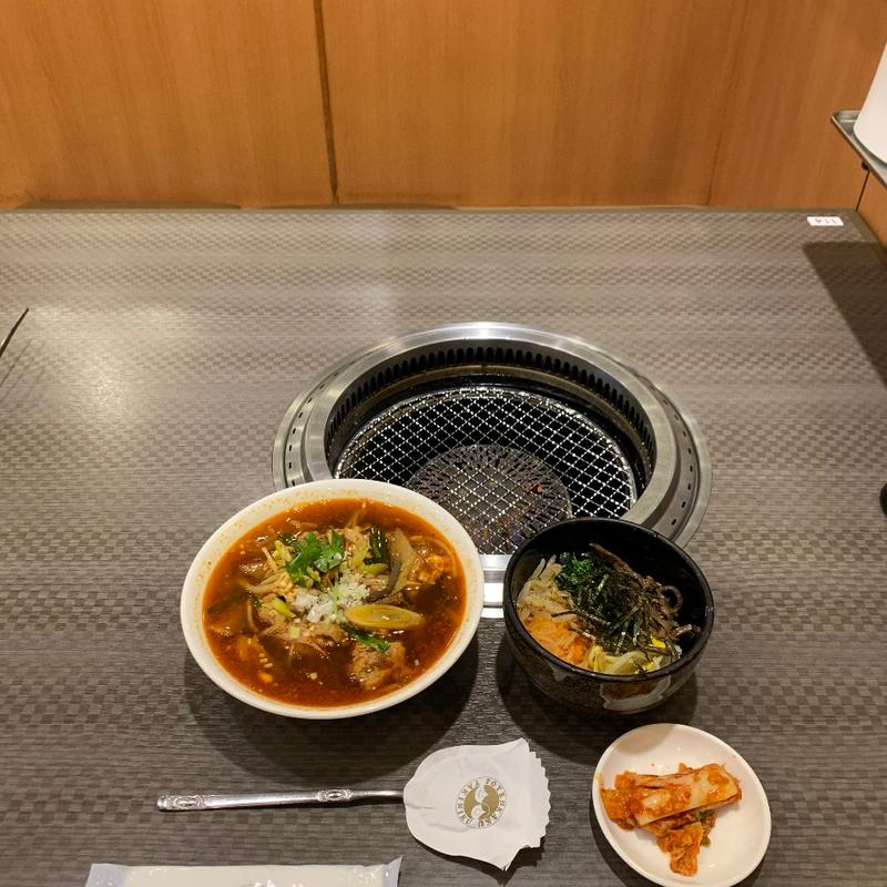 カルビ温麺セット(東天閣 川崎本店)