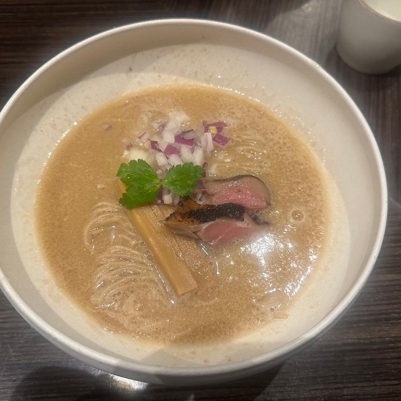 鴨白湯そば(麺麓menroku 南森町店)
