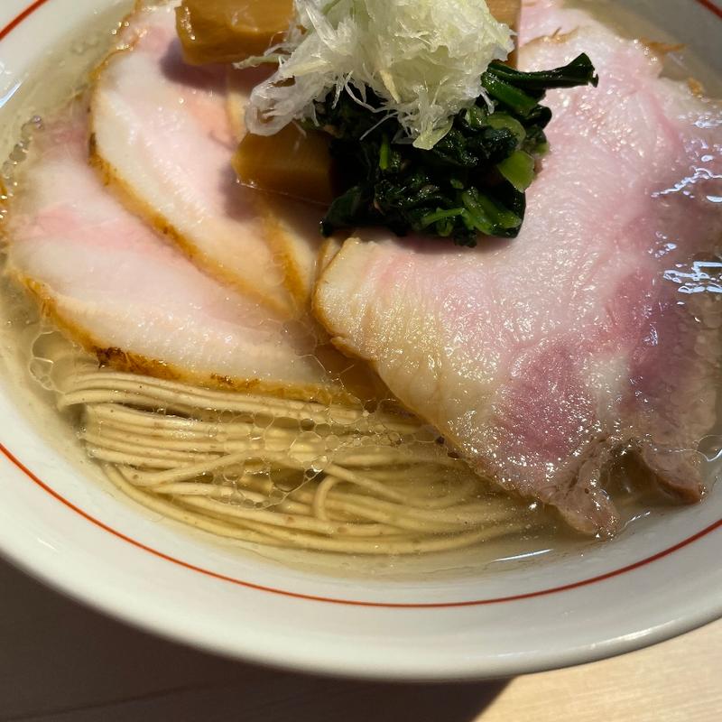 白チャーシューワンタン(日本橋 朱鷺)