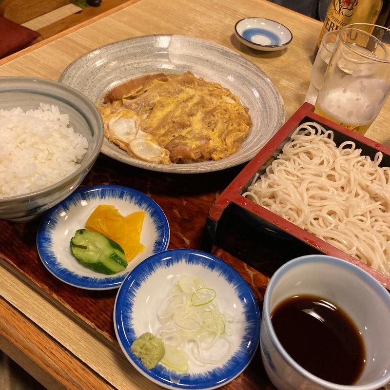 そば定食(芝その更科)
