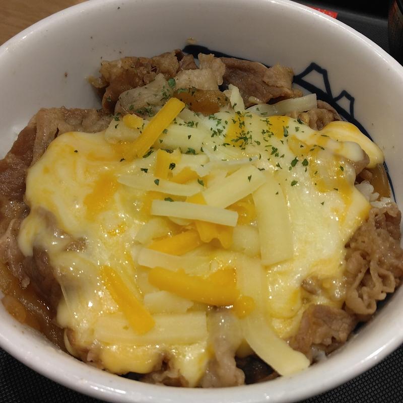 たっぷりチーズ牛めし(松屋 仙台南町通り店 )
