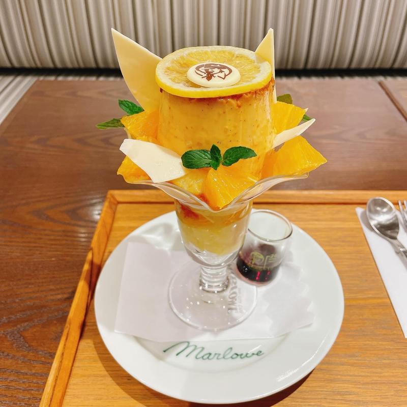 神奈川湘南ゴールドパフェ(マーロウブラザーズコーヒー そごう横浜店)