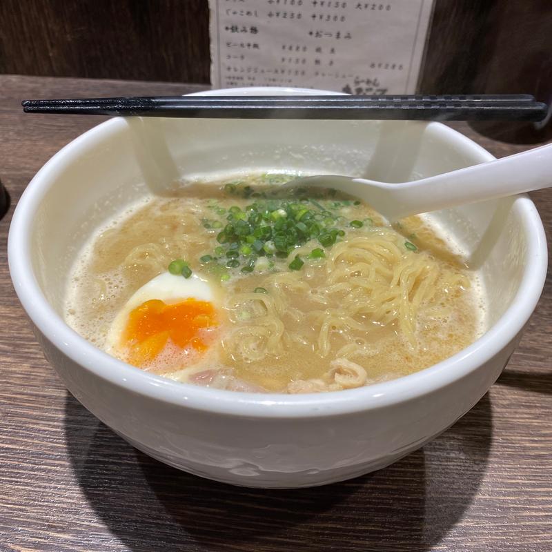 煮干し醤油ラーメン(鶏白湯らーめん きび屋)
