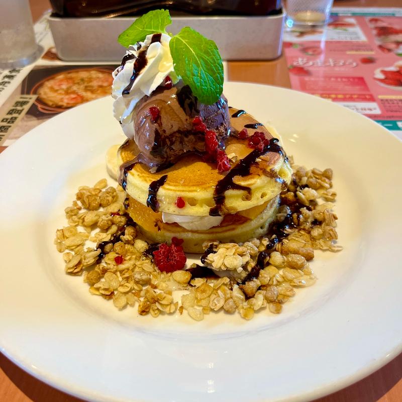 お誕生日無料パンケーキ(デニーズ 一宮朝日店 )