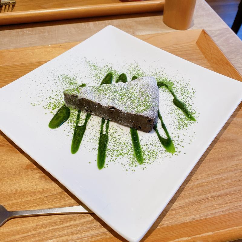 クラシックショコラ 濃い抹茶ソース(chawan ウィング川崎店)