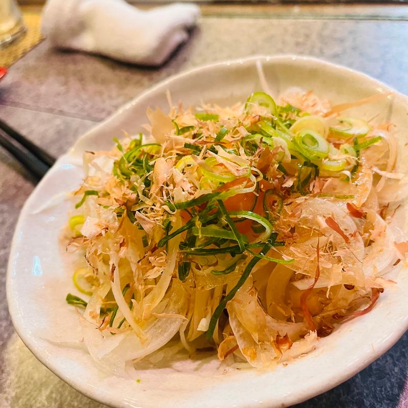 オニオンスライス(お好み焼き・串カツ ロック)