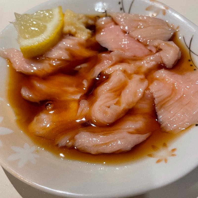 ミノ湯引き(和風もつ料理 あらた )